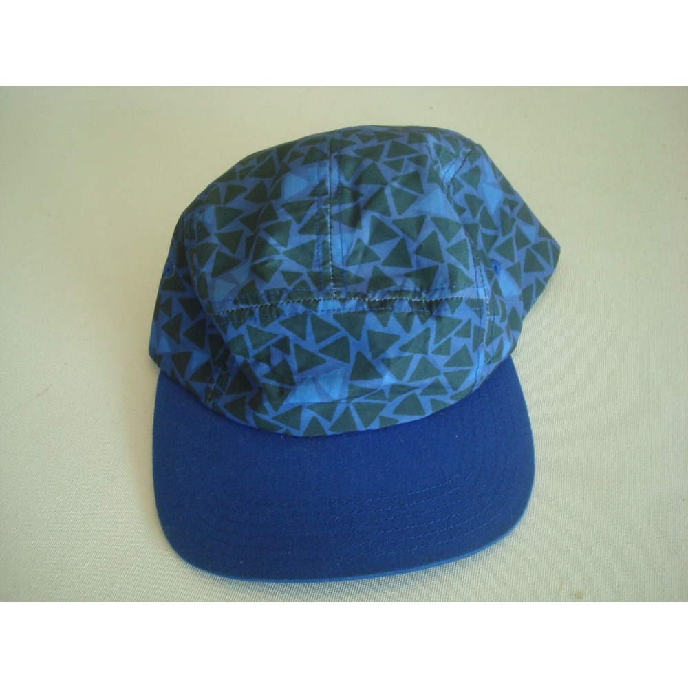 PAISLEY BLANK PLAIN BLUW TRIANGLES  SCRIPT 90S SNAPBACK GOLF HAT CAP VINTAGE EE3